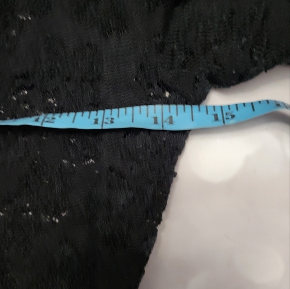 Free People Black Lace Peplum Open Back Top XS - Picture 9 of 16